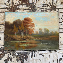 Load image into Gallery viewer, Oil on canvas: lakeside
