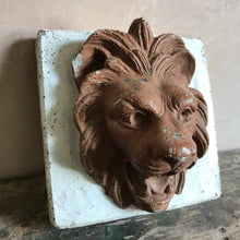 Load image into Gallery viewer, Reconstituted stone lion plaque
