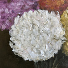 Load image into Gallery viewer, Oil on board chrysanthemum
