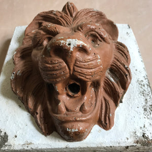 Reconstituted stone lion plaque (II)