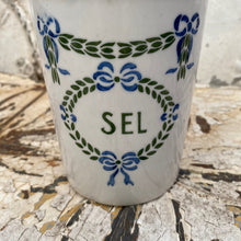 Load image into Gallery viewer, French ironstone salt pot
