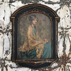 Duro Craft gesso framed portrait