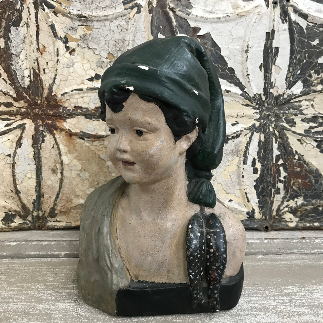 French plaster bust