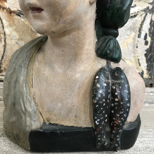 French plaster bust