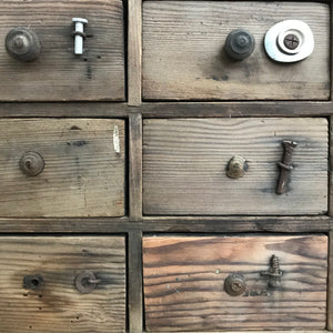 French workshop drawers