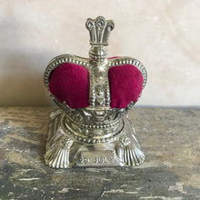 Load image into Gallery viewer, Charles &amp; Diana silver plated pin cushion
