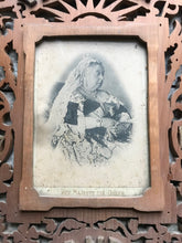 Load image into Gallery viewer, Fretwork Queen Victoria commemorative wall plaque
