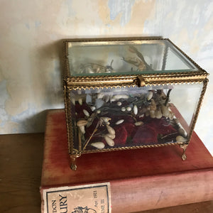 French glass box (tiara display)