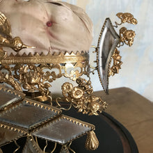 Load image into Gallery viewer, Pale pink French tiara display stand (globe de mariee)
