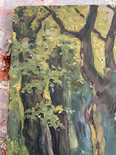 Load image into Gallery viewer, French oil on canvas of forest
