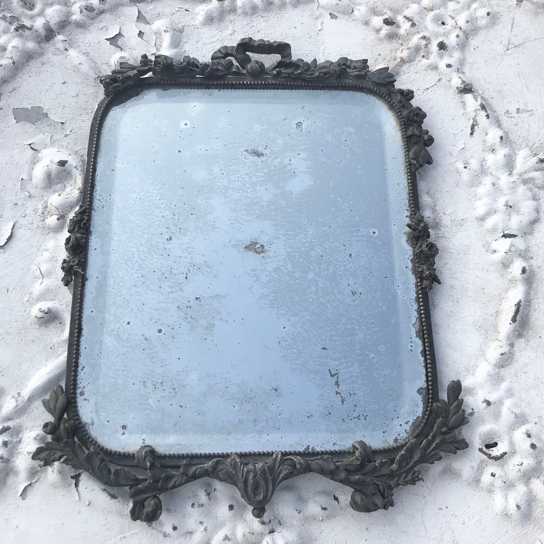 Foxed French mirror