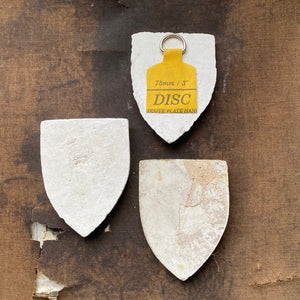 Set of 3 plaster shields