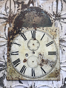 Grandfather clock dial - abbey