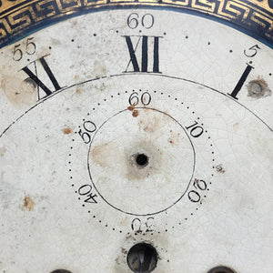 Greek Key design clock dial