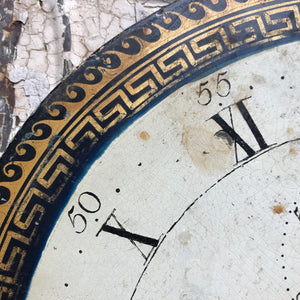 Greek Key design clock dial
