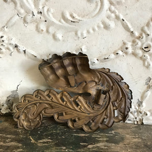 Toleware lion's paw lock cover