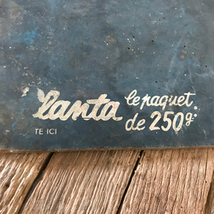 French chalkboard advertising sign