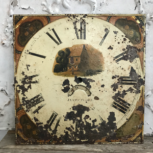 Longcase clock dial by James Scott